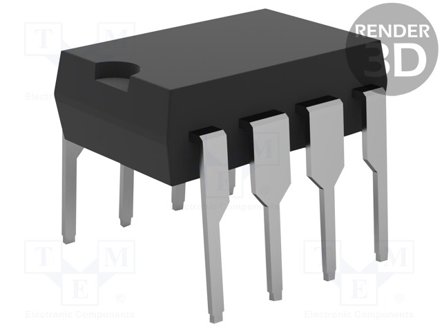 Optocoupler; THT; Ch: 2; OUT: transistor; Uinsul: 5kV; Uce: 80V; DIP8