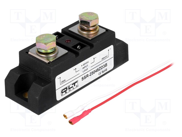 Relay: solid state; Ucntrl: 4÷32VDC; 250A; 44÷480VAC; Series: SSR-Z