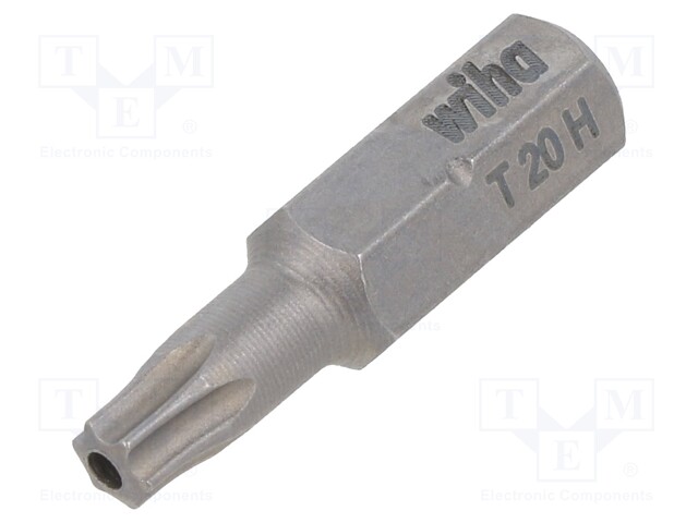 Screwdriver bit; Torx® with protection; T20H; Overall len: 25mm