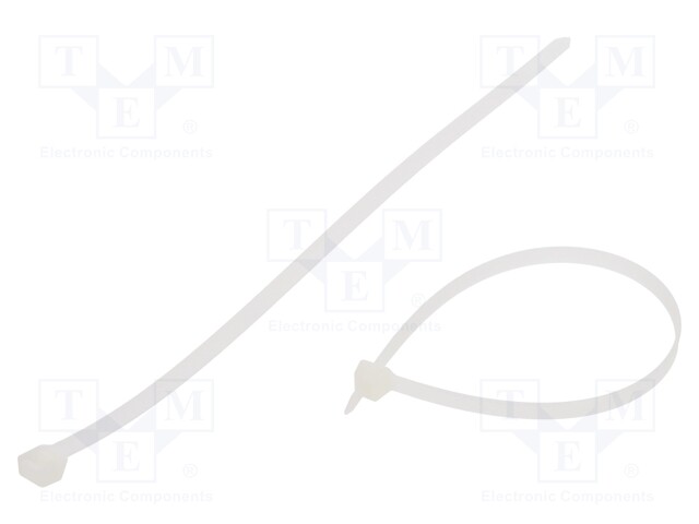 Cable tie; L: 292mm; W: 7.6mm; polyamide; 533N; natural; -40÷85°C