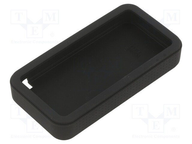 Silicone protector; 93.6x48.6x15.5mm; Colour: black