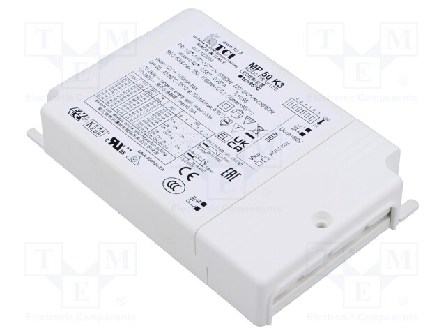 Power supply: switched-mode; LED; 2÷74VDC; 350mA÷1.05A; IP20; MP