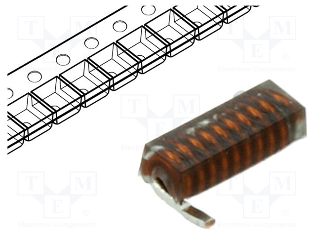 Air coil; SMD; 1340; 5.6nH; 1.6A; 9mΩ