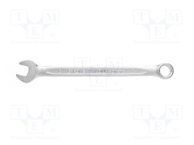 Wrench; combination spanner; 8mm; Chrom-vanadium steel; DIN 3113