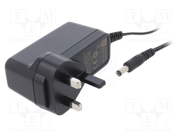 Power supply: switched-mode; voltage source; 12VDC; 3A; 36W; plug