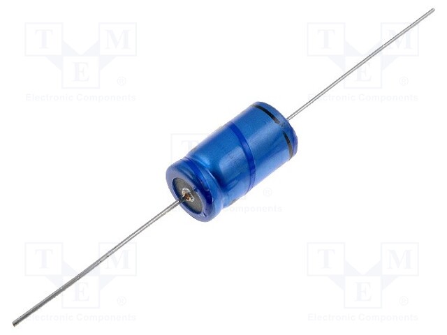 Capacitor: electrolytic; THT; 220uF; 40VDC; Ø10x26mm; Leads: axial