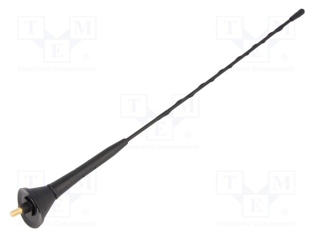 Antenna; mast; 0.387m; AM,FM; Audi,Seat,Škoda,VW; 0.3m