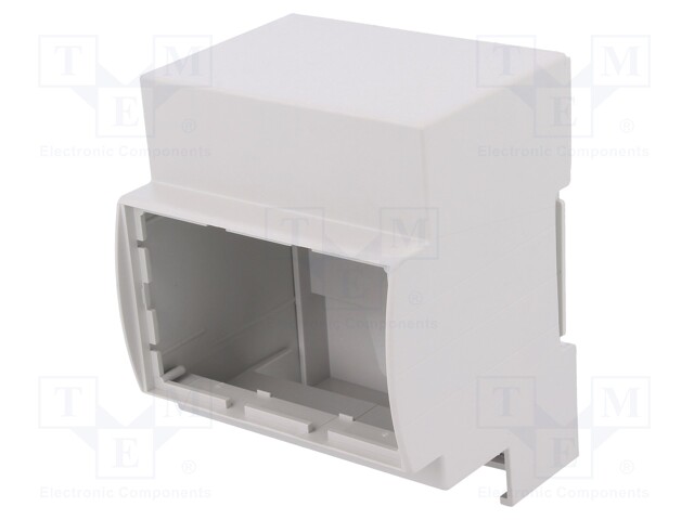 Enclosure: for DIN rail mounting; Y: 90mm; X: 71mm; Z: 53mm; ABS