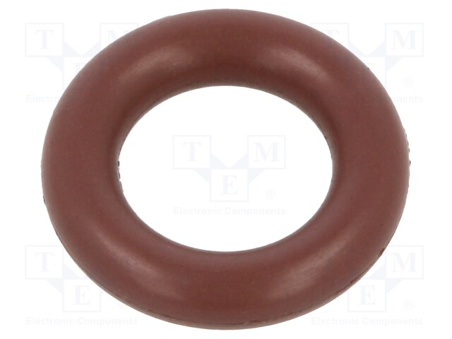 O-ring gasket; FPM; D: 3mm; Øint: 8mm; brown; -20÷200°C