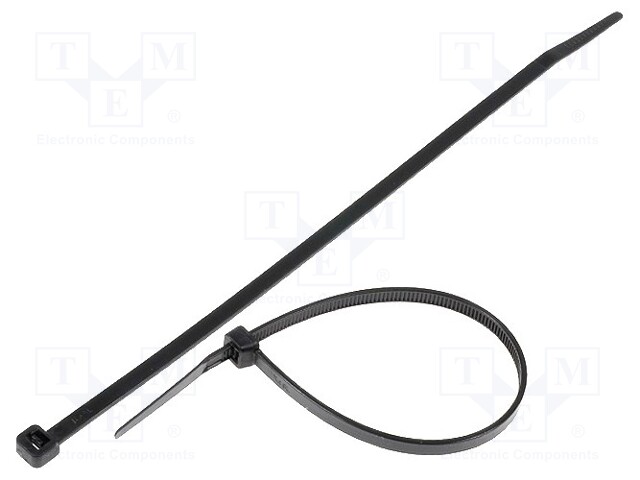 Cable tie; L: 203mm; W: 4.6mm; polyamide; 215.5N; black; Ømax: 55mm