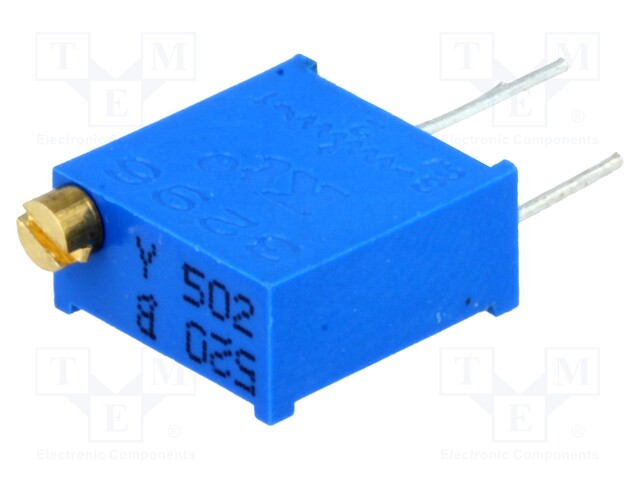 Potentiometer: mounting; multiturn; 5kΩ; 500mW; THT; ±10%; linear