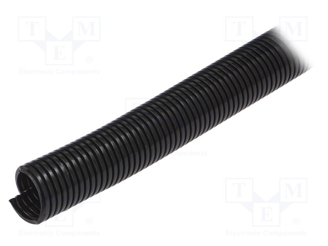 Conduit; ØBraid : 22.5mm; polyamide; black; Len: 50m; -40÷120°C