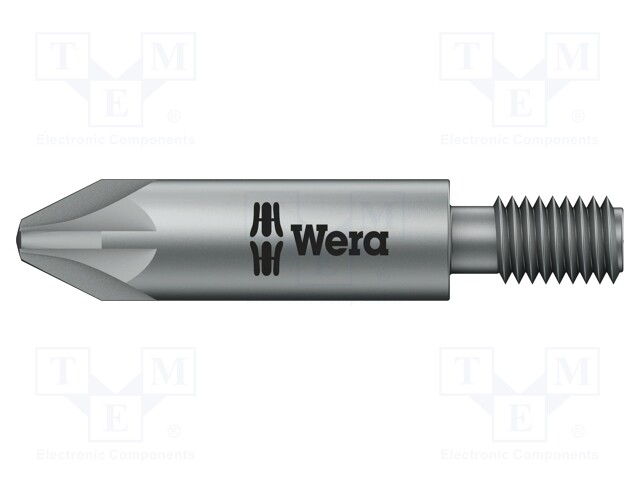 Screwdriver bit; Pozidriv®; PZ2; Overall len: 44.5mm; Mounting: M5