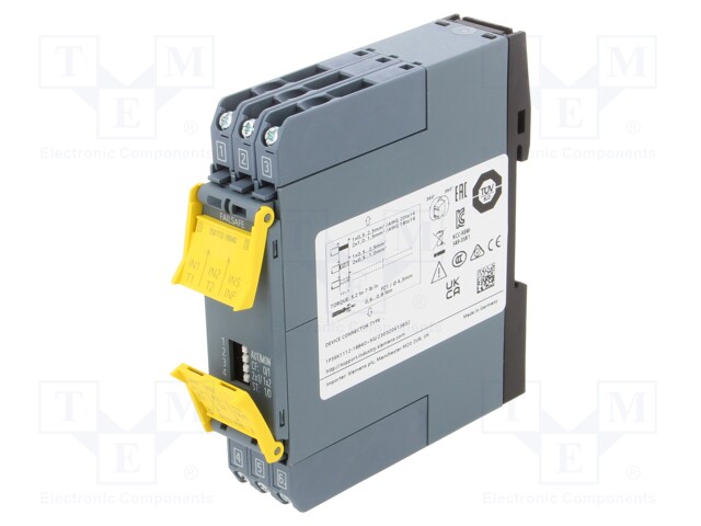 Module: safety relay; Series: 3SK1 SIRIUS; Mounting: DIN; -25÷60°C
