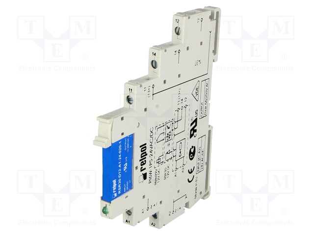 Relay: interface; SPST-NO; Ucoil: 24VDC; Ucoil: 24VAC; 1A; triac