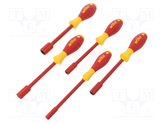 Screwdrivers; Pcs: 5; insulated; 1kVAC; Bit: hex socket