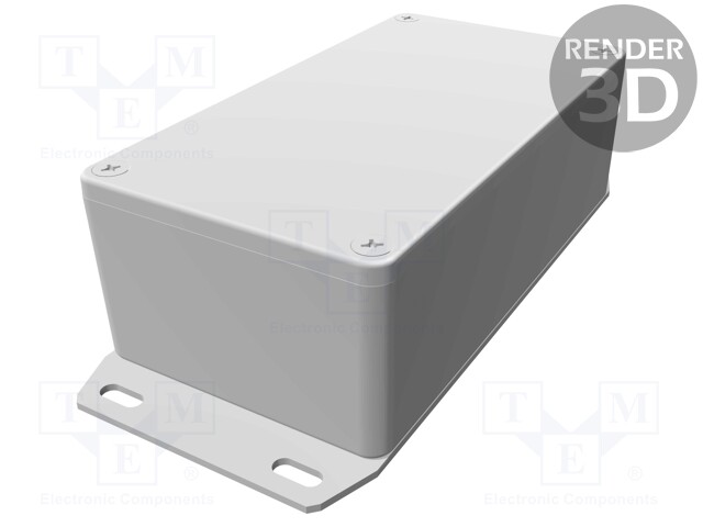 Enclosure: multipurpose; X: 66mm; Y: 121mm; Z: 40mm; 1590; aluminium