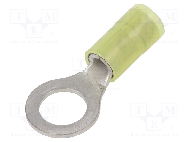 Ring terminal; M8; 2.5÷6mm2; insulated; tinned; copper; -55÷105°C