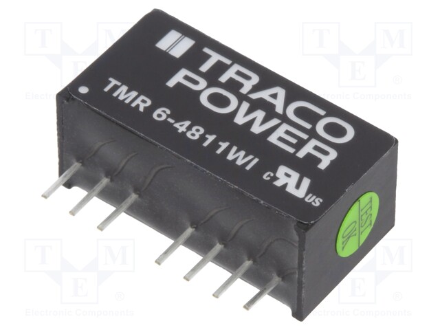 Converter: DC/DC; 6W; Uin: 18÷75V; 5VDC; Iout: 1200mA; SIP8; 4.8g