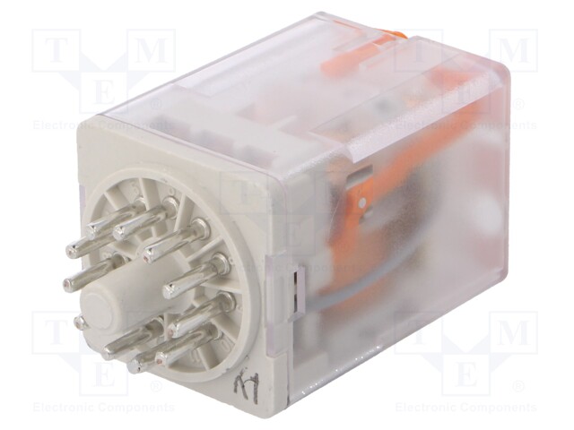 Relay: electromagnetic; 3PDT; Ucoil: 42VAC; 10A/250VAC; 10A/24VDC