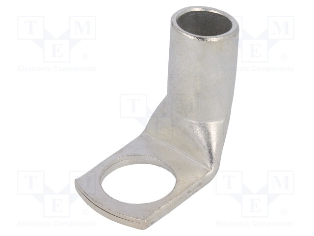 Ring tube terminal; M16; 50÷70mm2; crimped; for cable; angled 90°