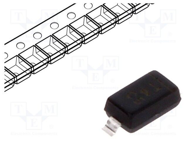 Diode: switching; SMD; 100V; 4ns; Package: reel,tape; SOD123; 2A