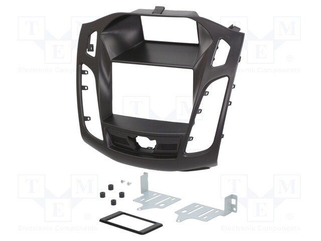 Radio mounting frame; Ford; 2 DIN; black