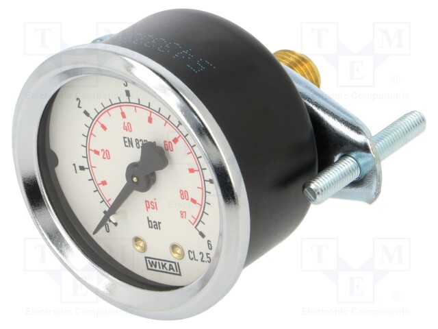 Manometer; 0÷6bar; 50mm; non-aggressive liquids,inert gases