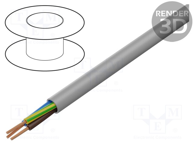 Wire; ÖLFLEX® CLASSIC 100 H; 3G4mm2; unshielded; 450/750V; LSZH