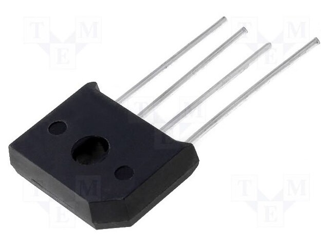 Single-phase bridge rectifier; Urmax: 100V; If: 8A; Ifsm: 200A; KBU