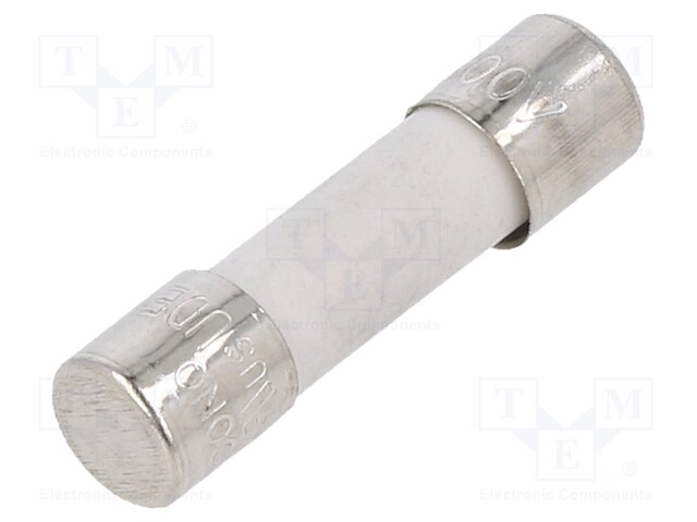 Fuse: fuse; 12A; 500VAC; ceramic,cylindrical; 5x20mm; Package: bulk