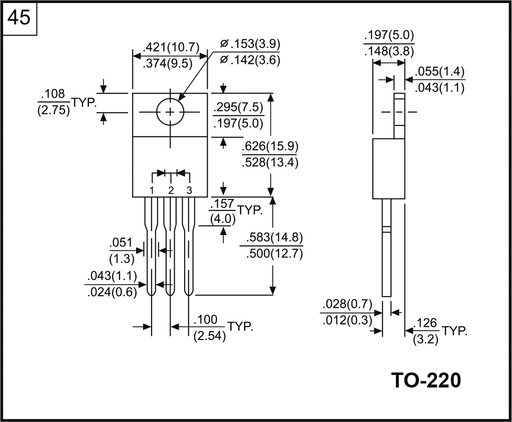 Diode: rectifying; THT; 400V; 16A; tube; Ifsm: 150A; TO220; 1.1÷1.4mm