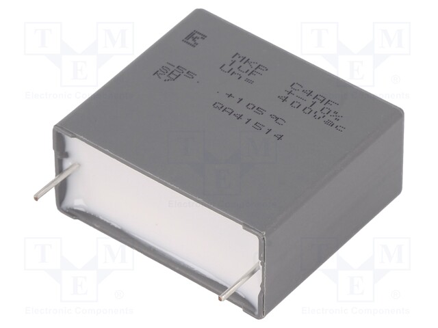 Capacitor: polypropylene; 1uF; ESR: 7.9mΩ; C4AF; THT; ±10%; 141V/μs