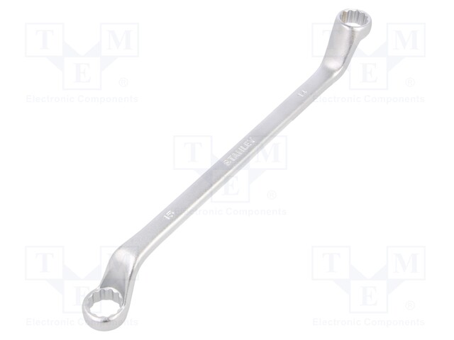 Key; box,bent; 14mm,15mm; Chrom-vanadium steel; L: 239mm