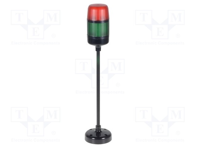 Signaller: signalling column; Colour: red/green; Usup: 20÷30VDC