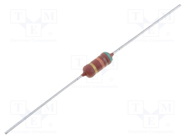 Resistor: power metal; THT; 51kΩ; 2W; ±5%; Ø3.9x12mm; 250ppm/°C
