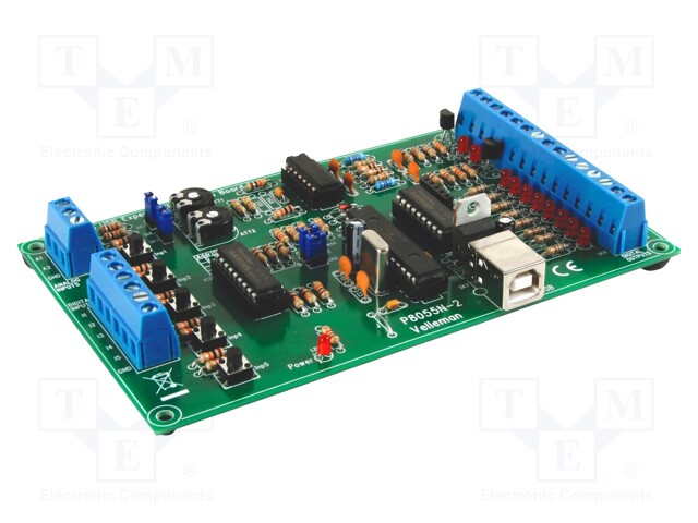 Circuit; experimental USB card; 5VDC