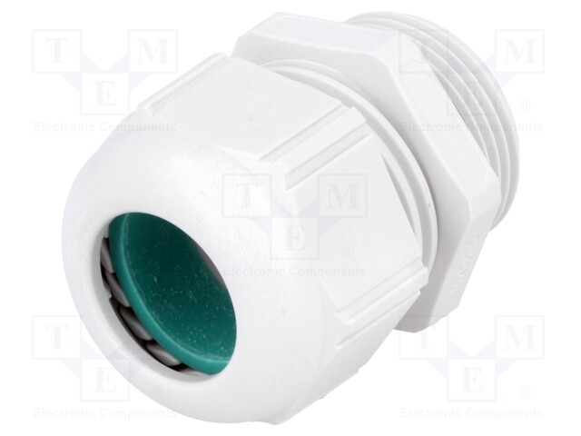 Cable gland; M25; IP68; Mat: polyamide; grey; UL94V-0; halogen free