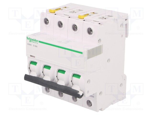 Circuit breaker; 400VAC; Inom: 32A; Poles: 4; DIN; Charact: D; 10kA