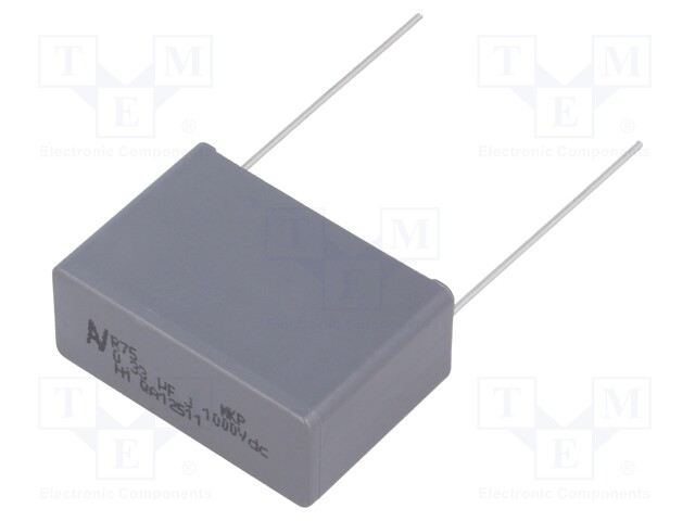 Capacitor: polypropylene; 330nF; 27.5mm; ±5%; 32x13x22mm; 200V/μs