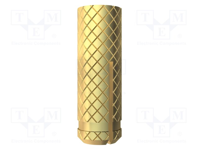 Brass; Protective element: expansion pin; Int.thread: M6