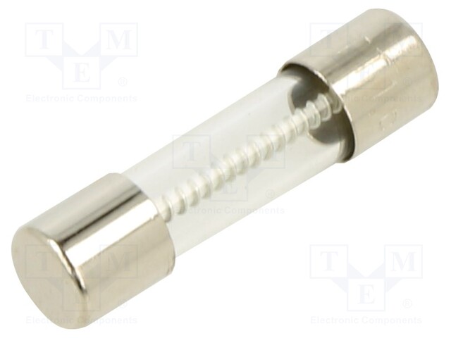 Fuse: fuse; time-lag; 1.6A; 250VAC; cylindrical,glass; 5x20mm; FTT