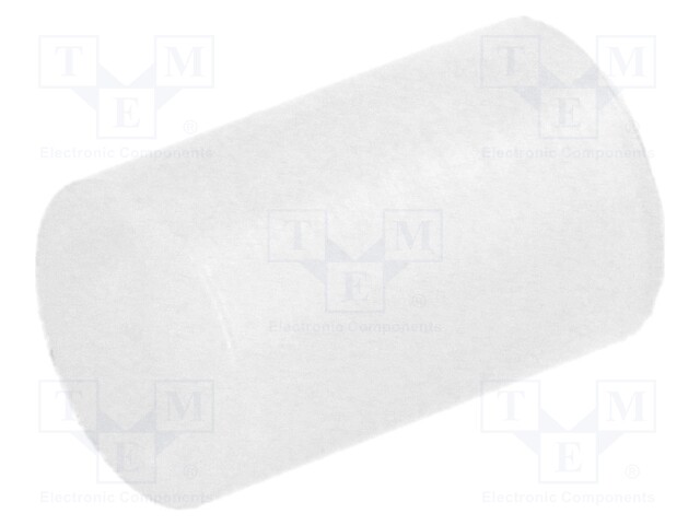 Spacer sleeve; LED; Øout: 5mm; ØLED: 5mm; L: 7.5mm; natural; UL94V-2