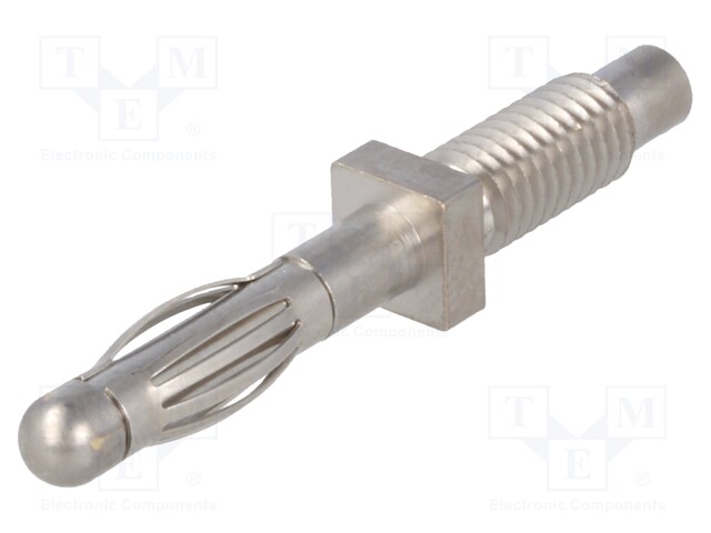 Plug; 4mm banana; 32A; 70VDC; 38.5mm; Plating: nickel plated