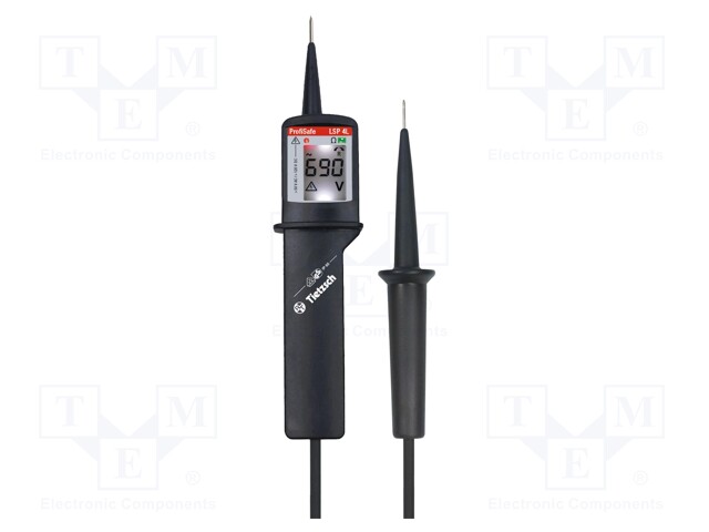 Tester: electrical; LCD; VAC: 12÷690V; 15÷500Hz; VDC: 12÷690V; IP65