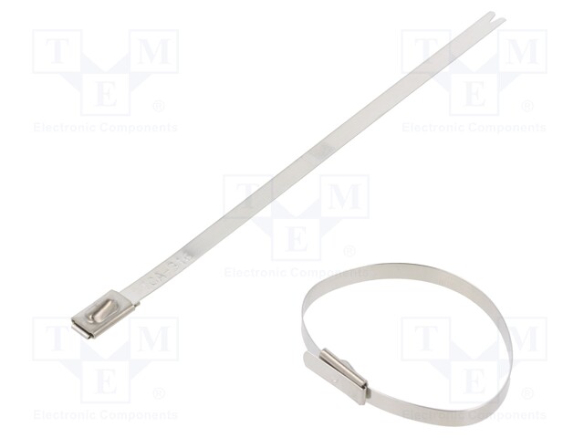 Cable tie; L: 127mm; W: 4.6mm; acid resistant steel AISI 316; 900N