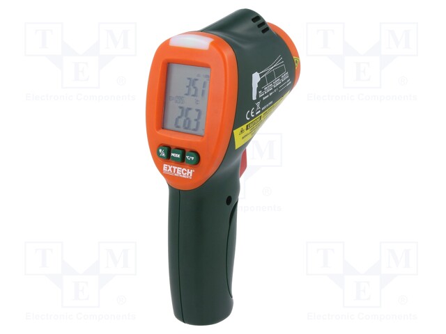 Infrared thermometer; LCD,bargraph,with a backlit; -50÷350°C