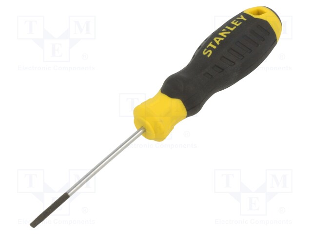 Screwdriver; slot; SL 2,5; Blade length: 60mm; Overall len: 210mm