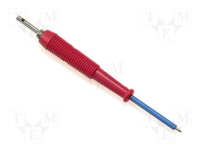 Test probe; red; Plating: nickel plated; Application: SMD