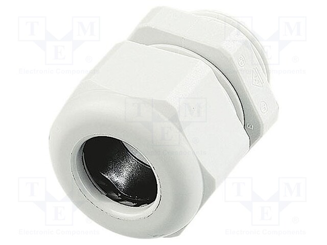 Gland; M32; IP68; 18÷25mm; Mat: thermoplastic; grey